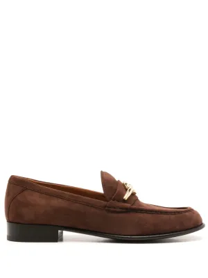 Valentino Garavani VLogo Signature suede loafers
