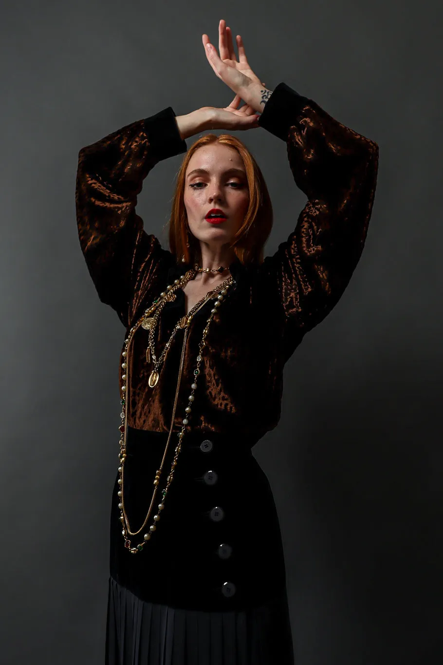 Velvet Cheetah Top