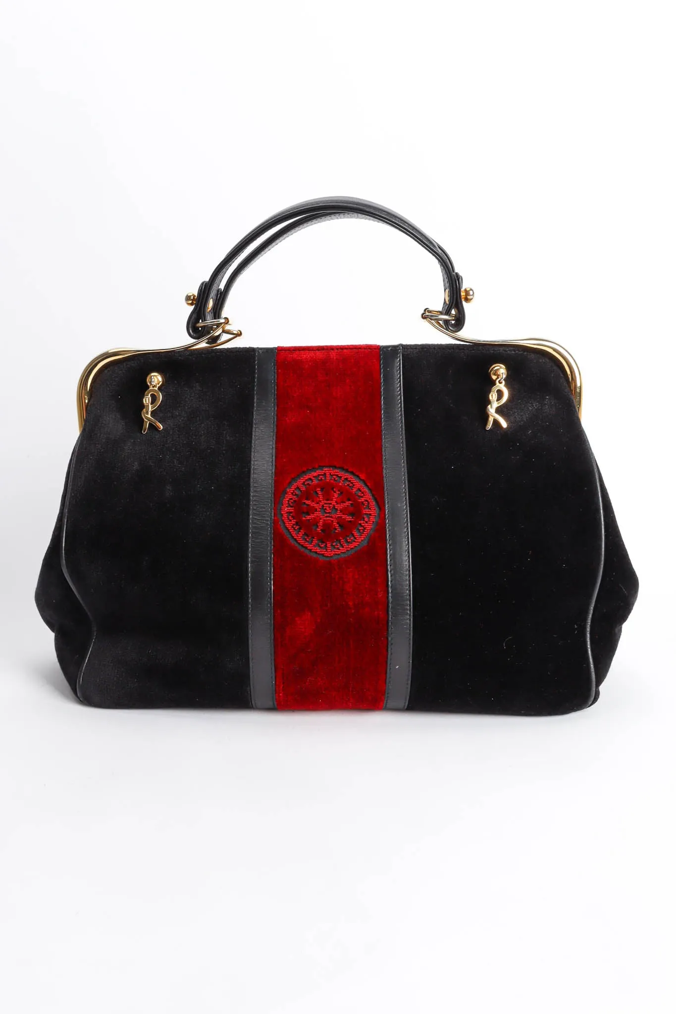 Velvet Stripe Caravel Frame Bag