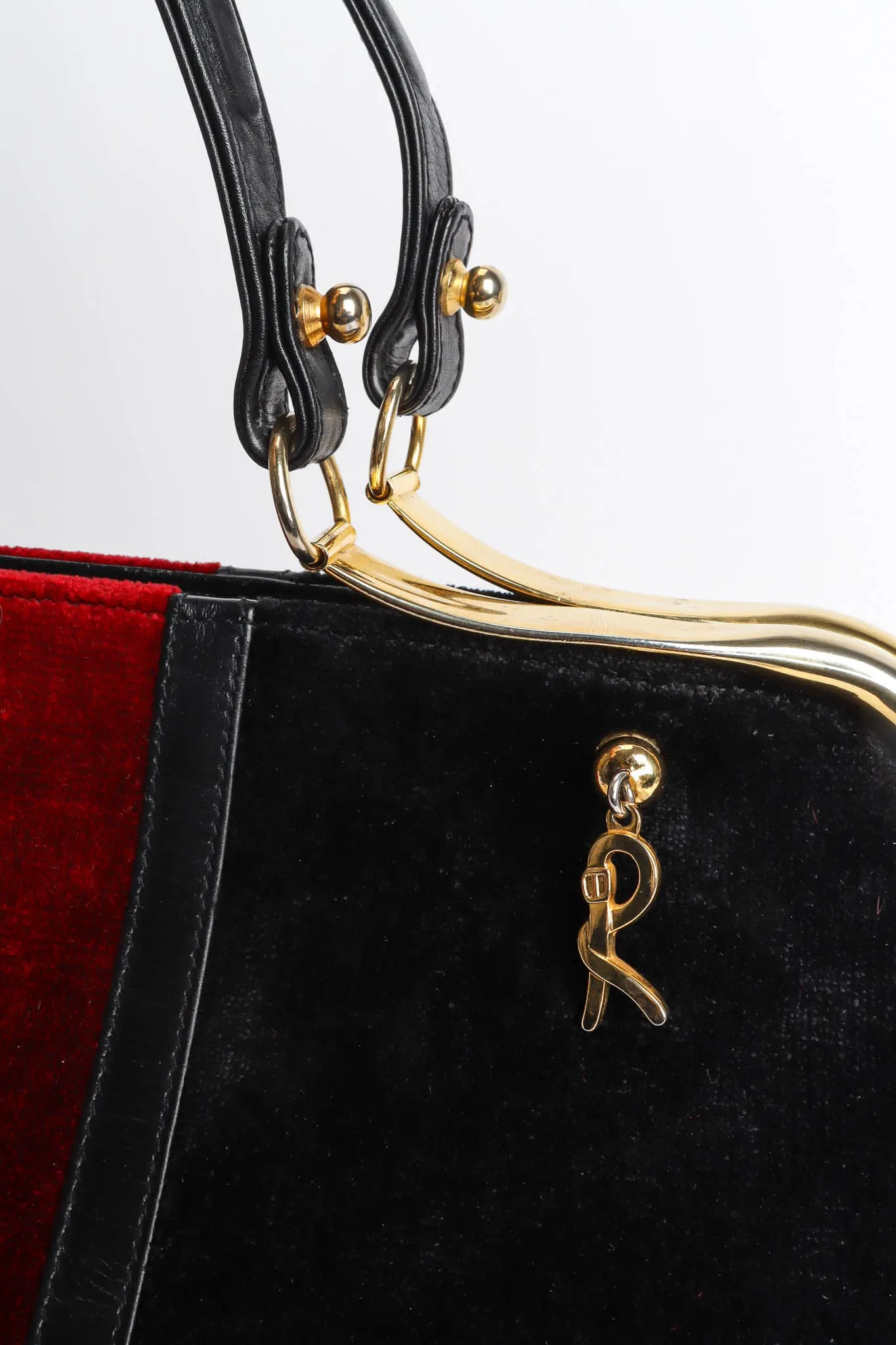 Velvet Stripe Caravel Frame Bag