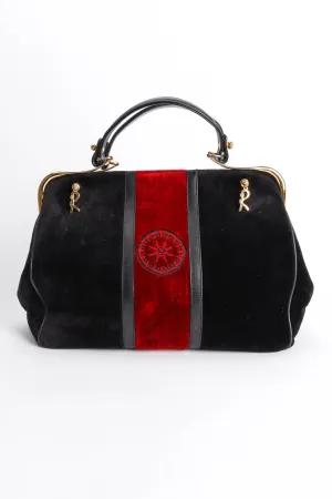 Velvet Stripe Caravel Frame Bag