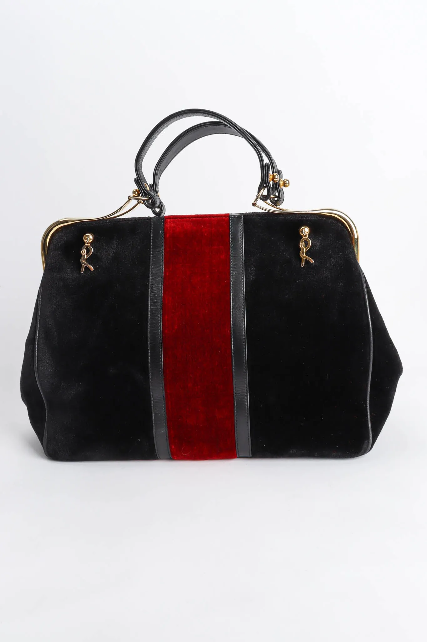 Velvet Stripe Caravel Frame Bag