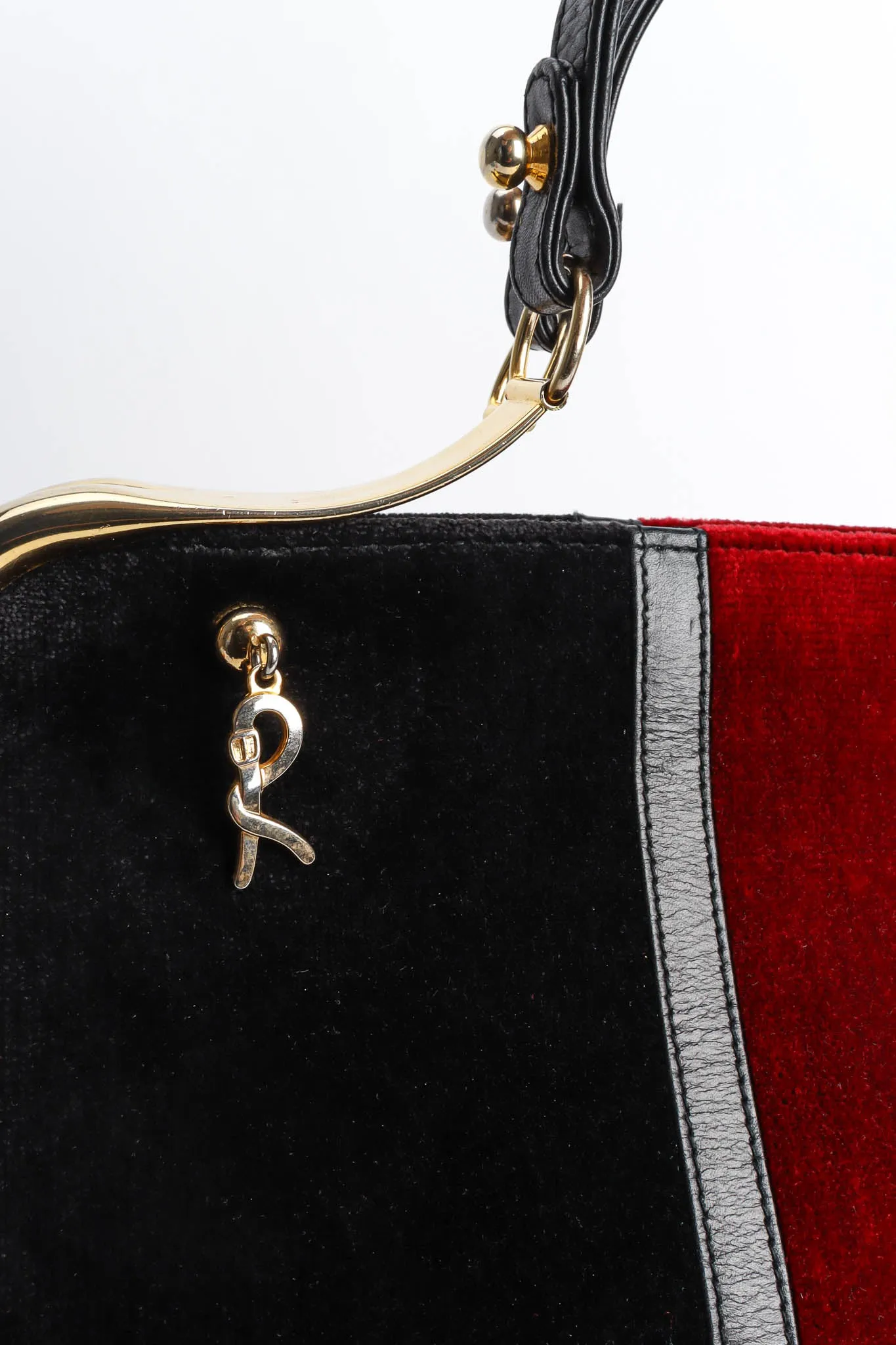 Velvet Stripe Caravel Frame Bag