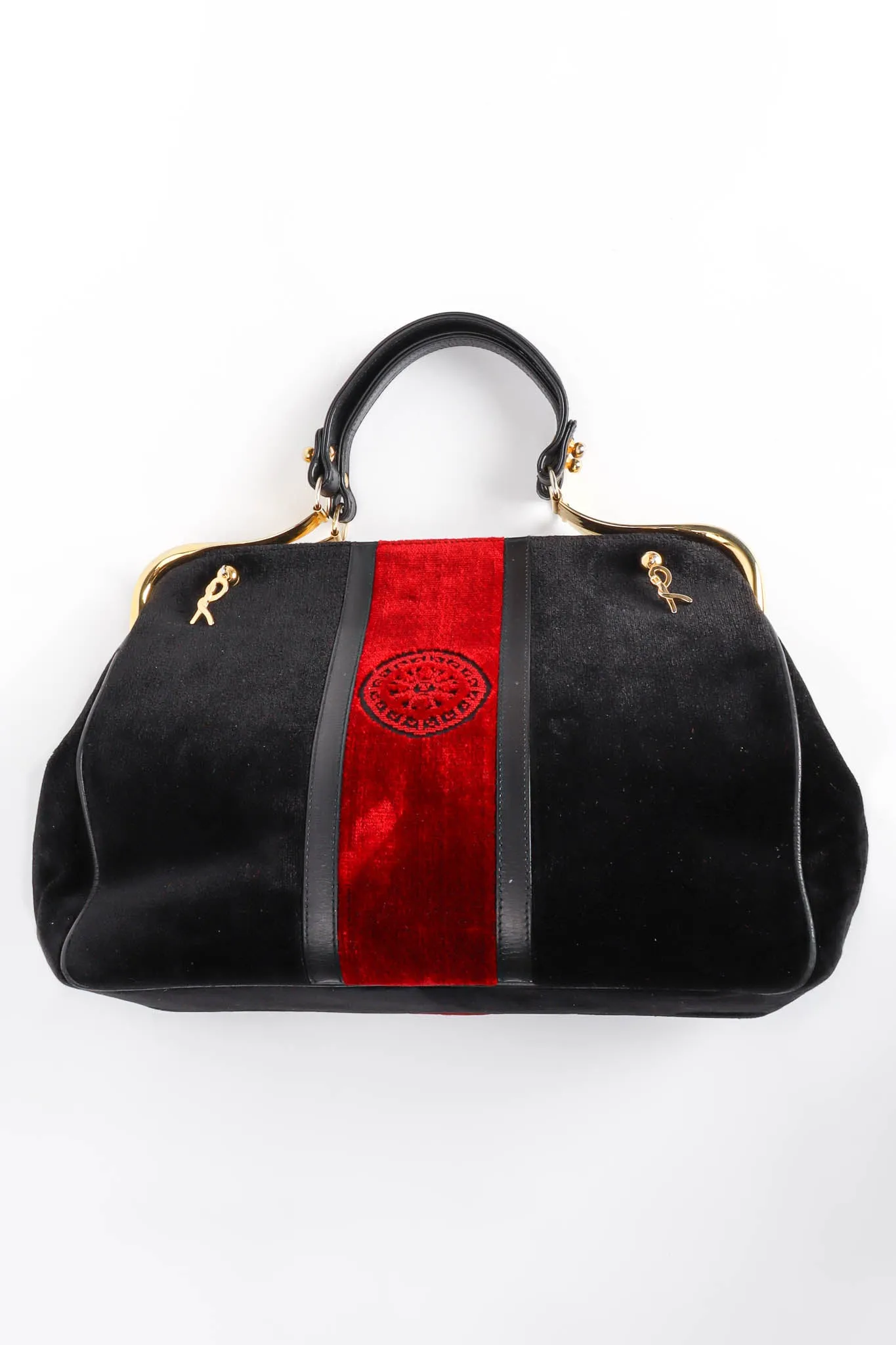 Velvet Stripe Caravel Frame Bag