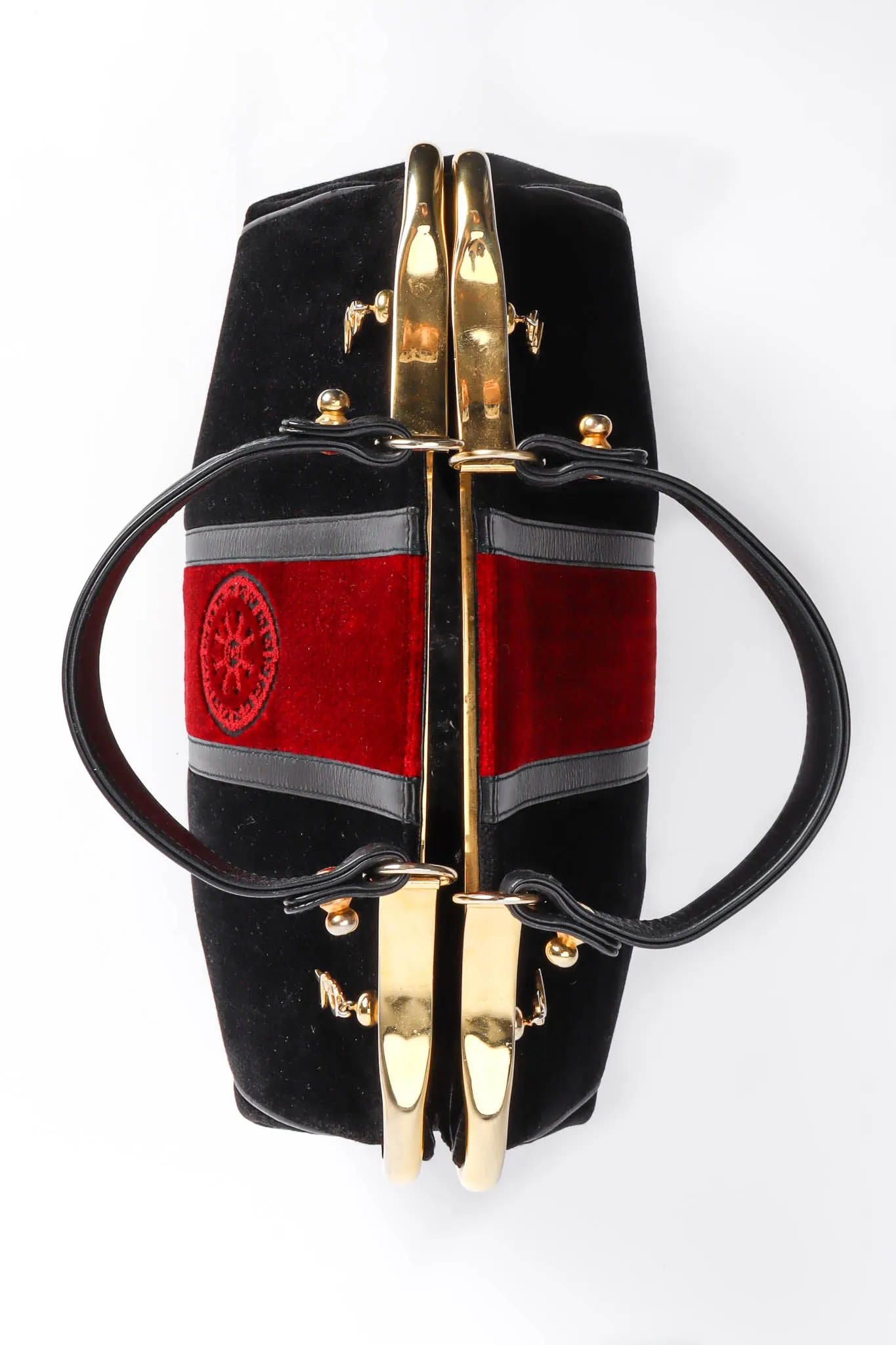Velvet Stripe Caravel Frame Bag
