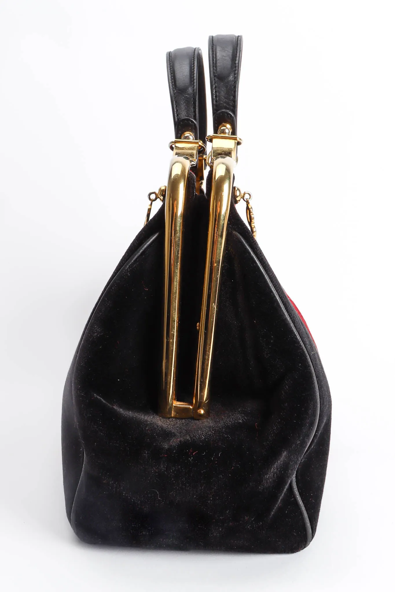 Velvet Stripe Caravel Frame Bag