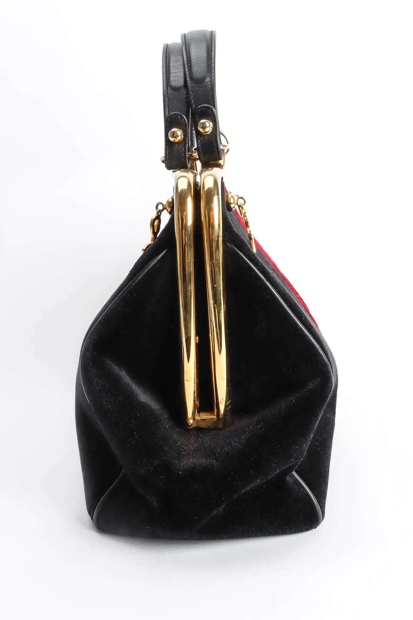 Velvet Stripe Caravel Frame Bag