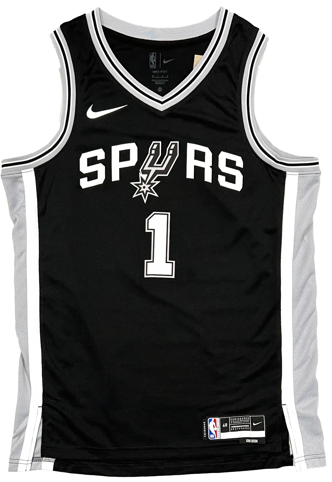 Victor Wembanyama Spurs Signed Authentic Nike Icon Swingman Jersey Fanatics