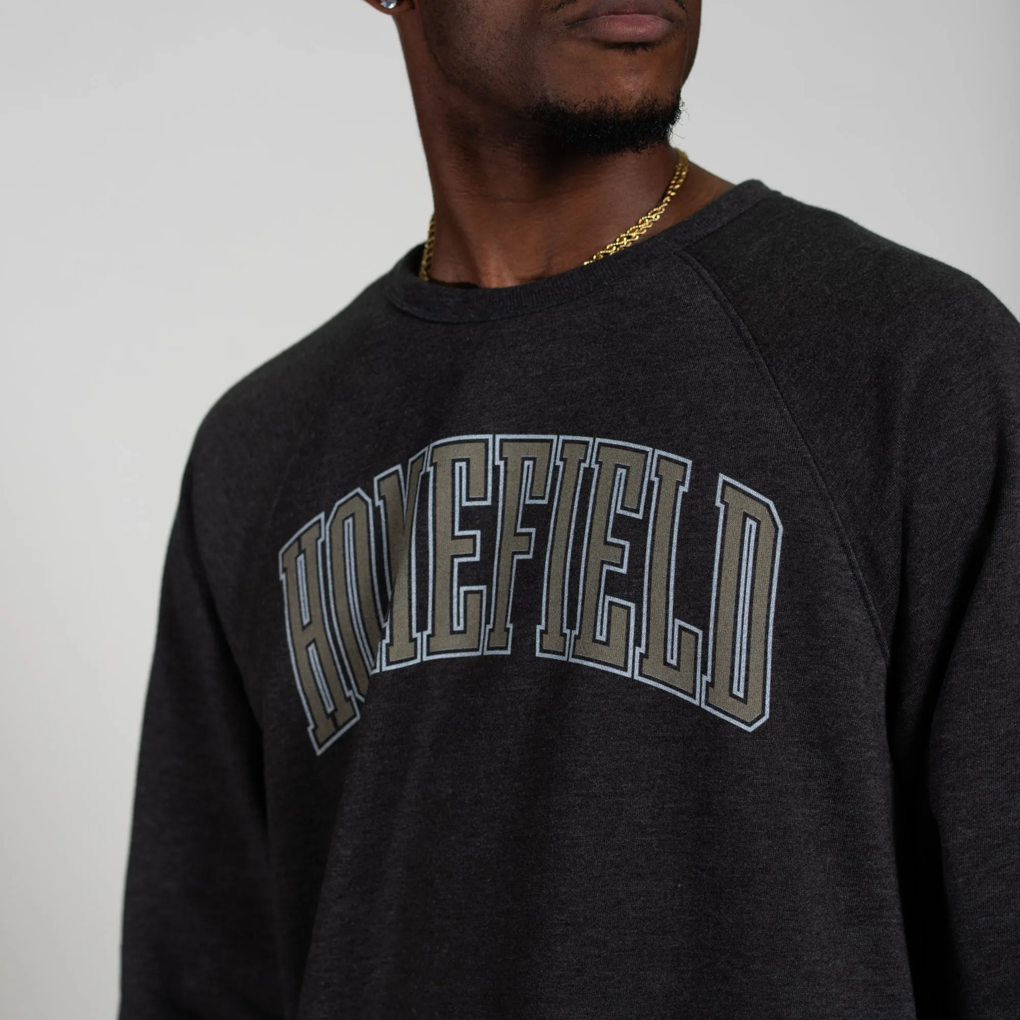 Vintage-Inspired Arched "Homefield" Crewneck