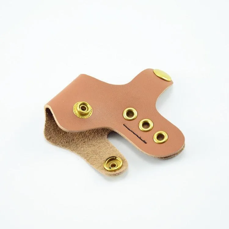 Vintage Motorcycle Leather Gear Shift Protector