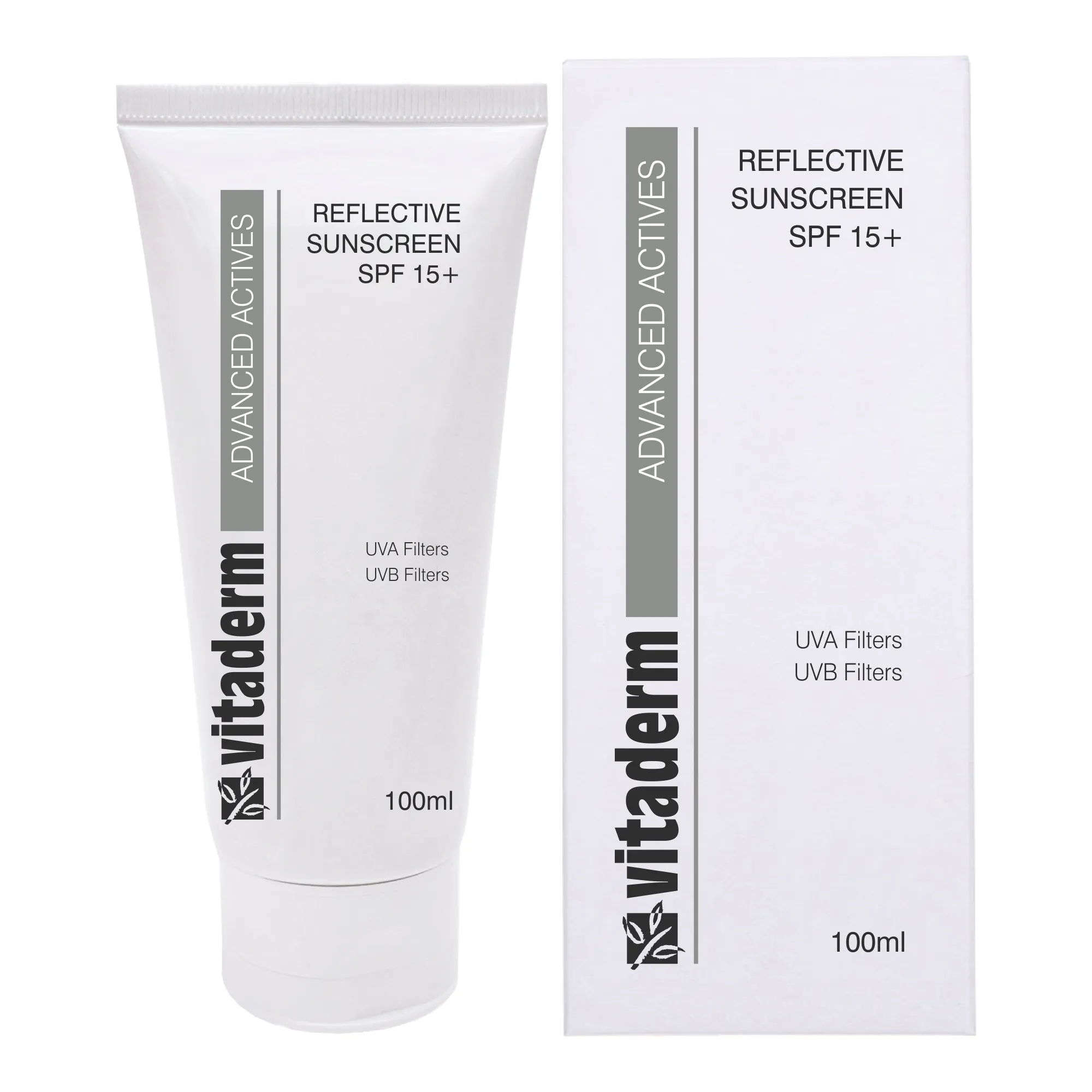 Vitaderm Reflective Sunscreen SPF15  100ml