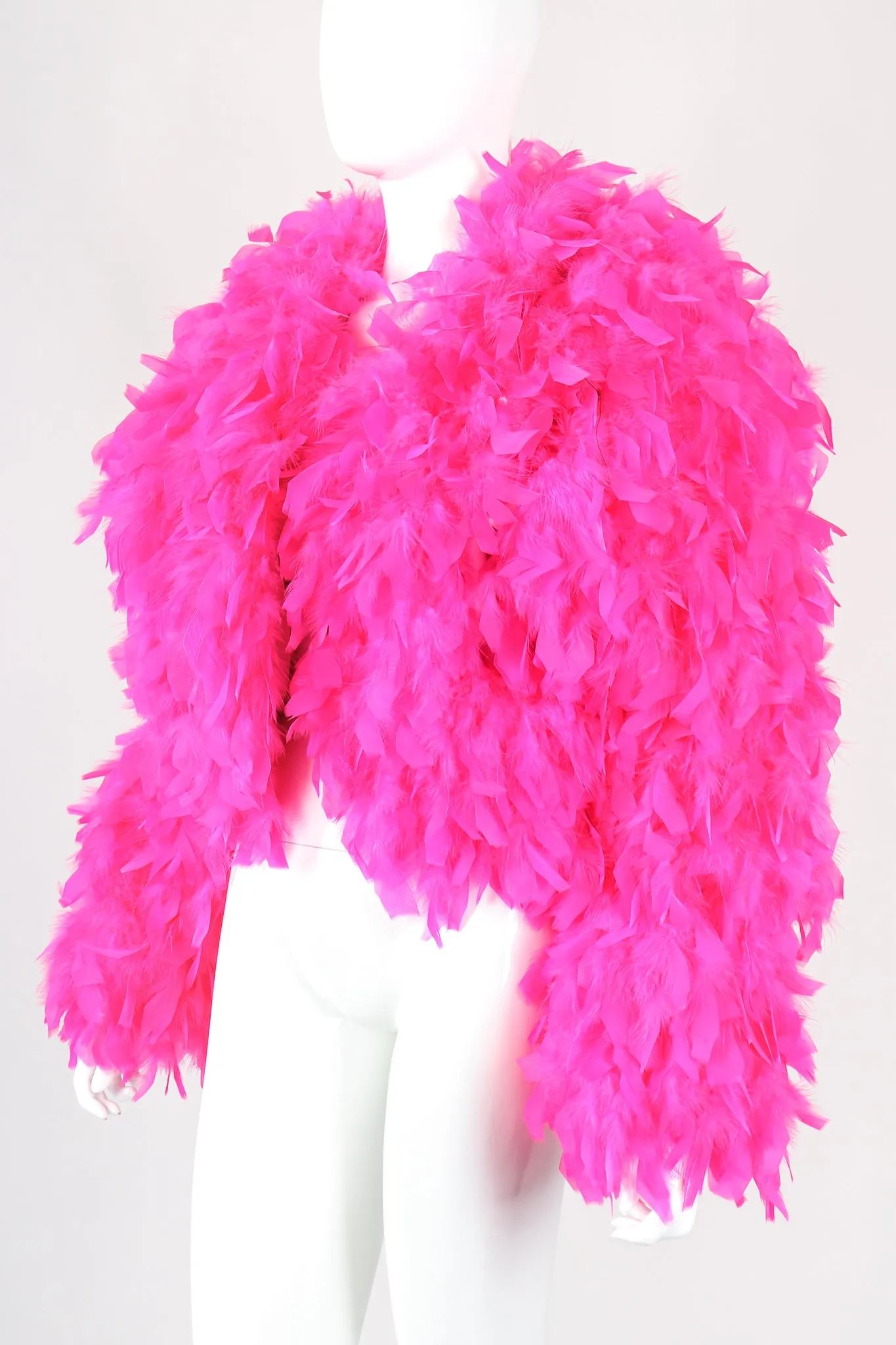 Vivid Feather Chubby Jacket