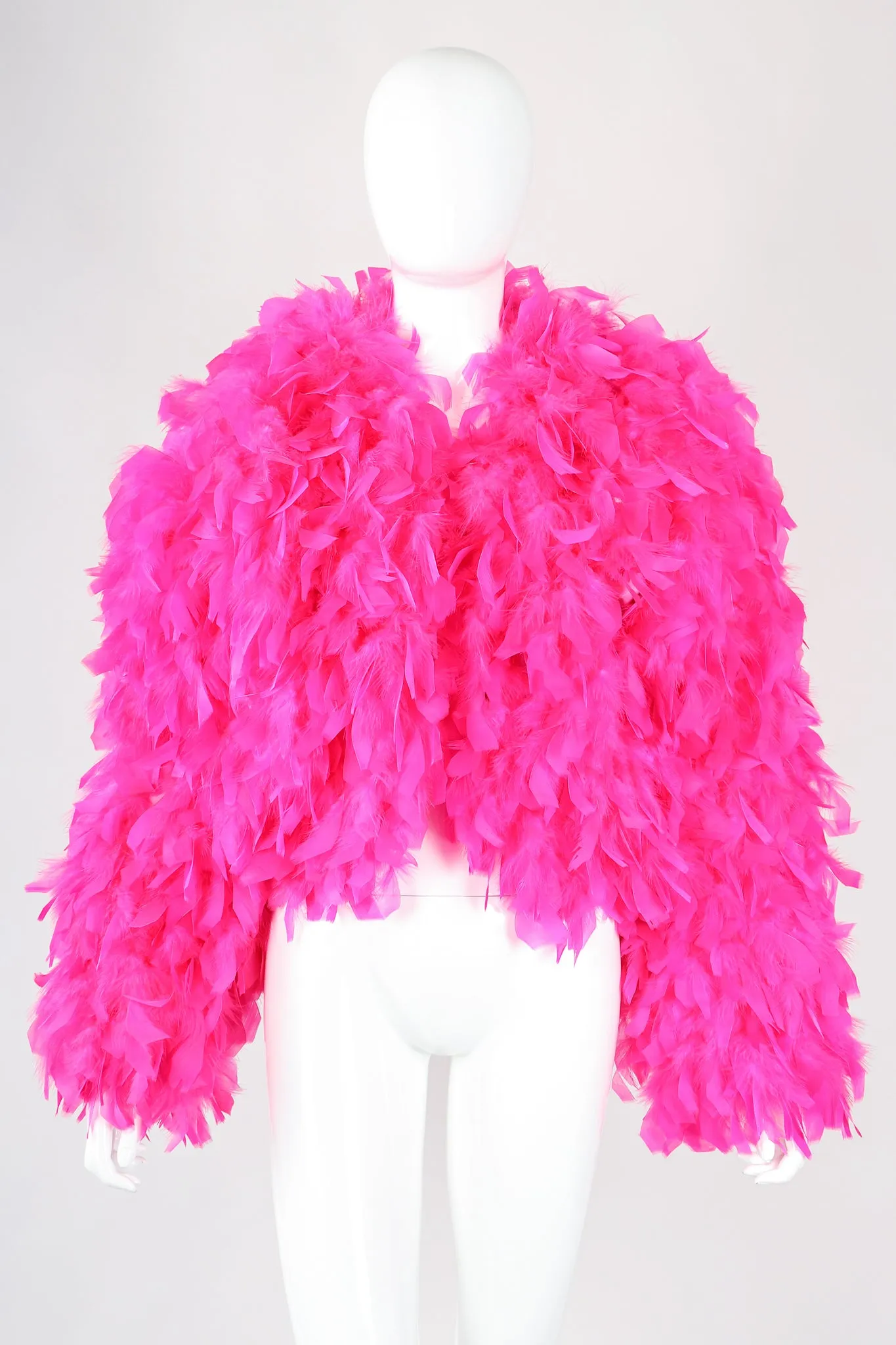 Vivid Feather Chubby Jacket