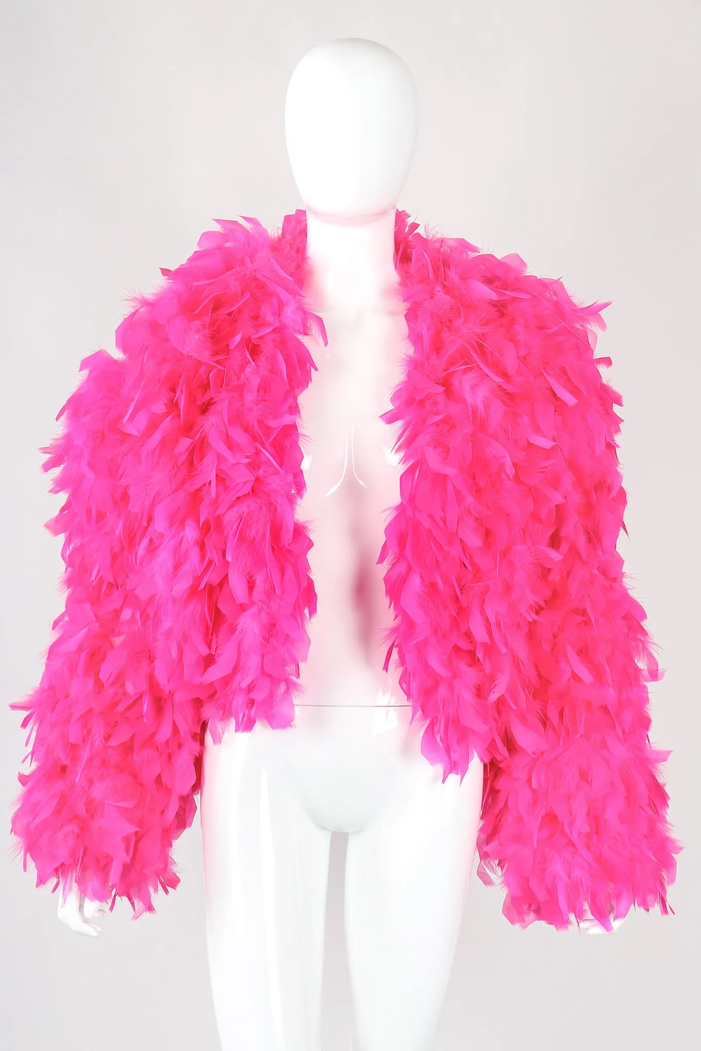 Vivid Feather Chubby Jacket