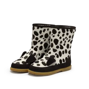 Wadudu Exclusive Boots | Dalmatian | Spotted Cow Hair