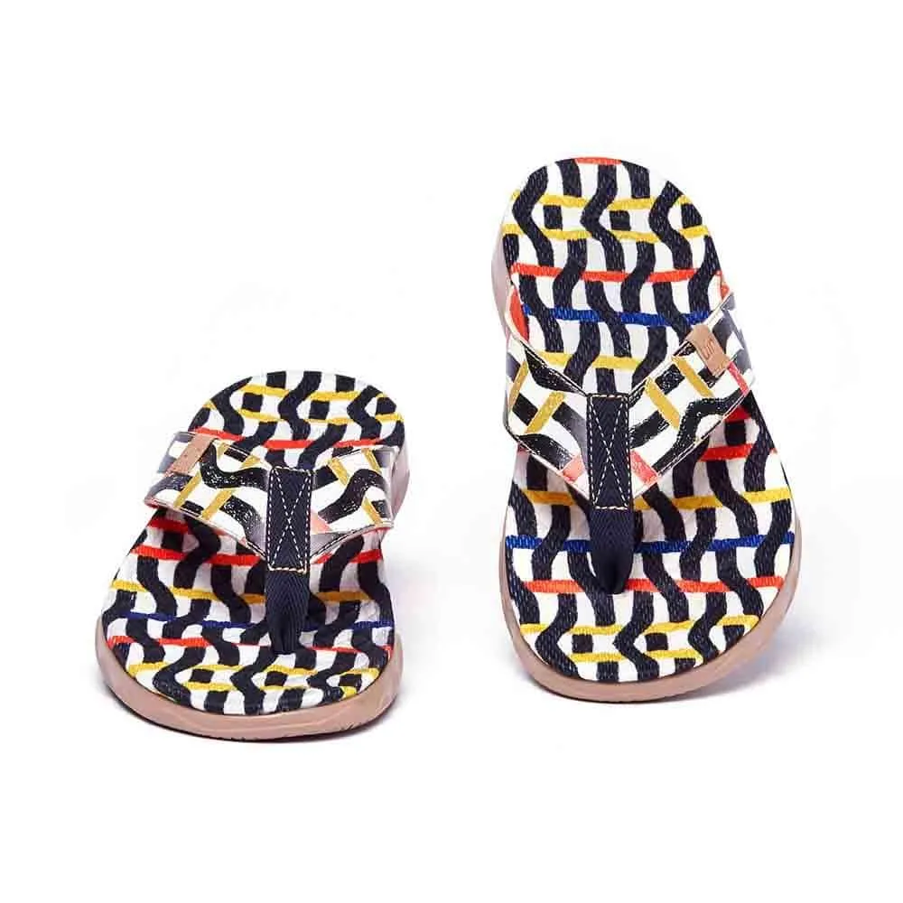 Weaving Line Men Majorca Flip Flops