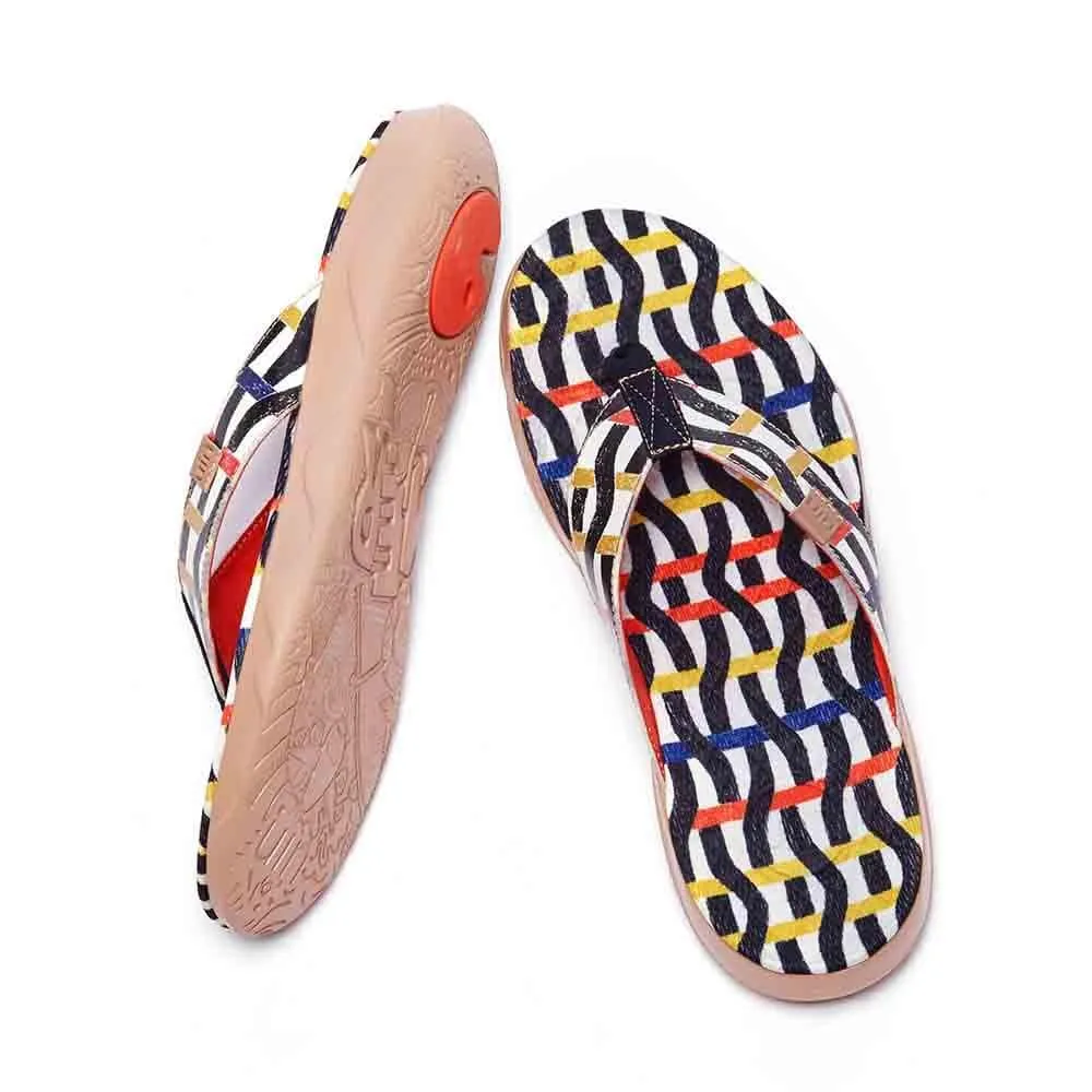 Weaving Line Men Majorca Flip Flops