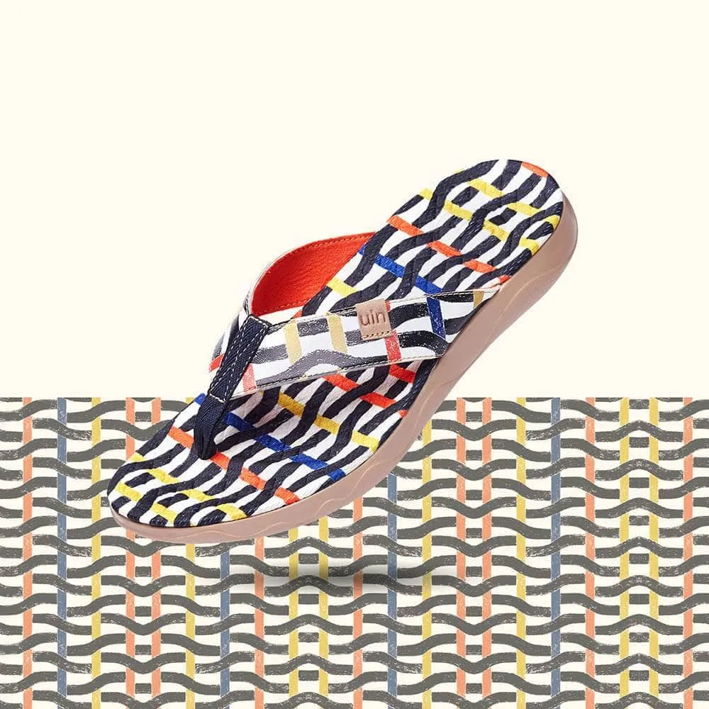 Weaving Line Men Majorca Flip Flops