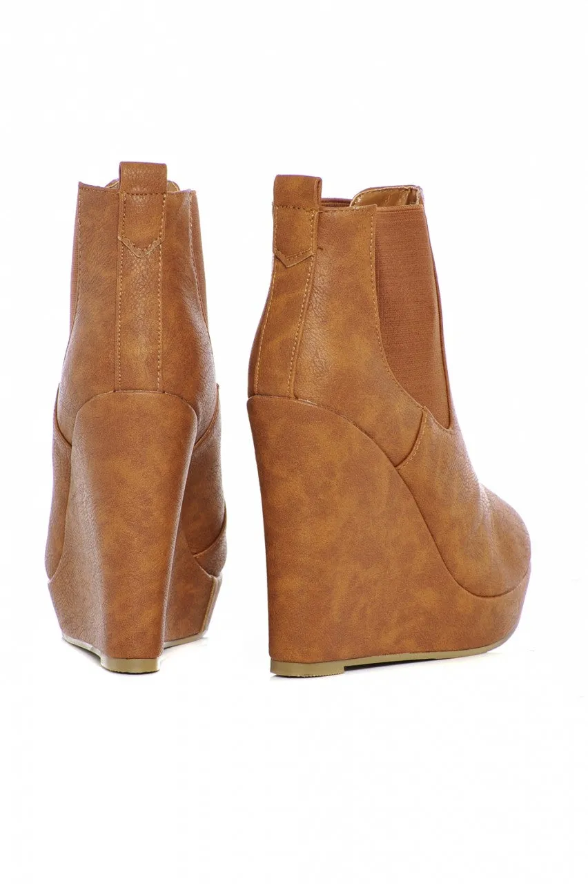 Wedge  Ankle  Boots