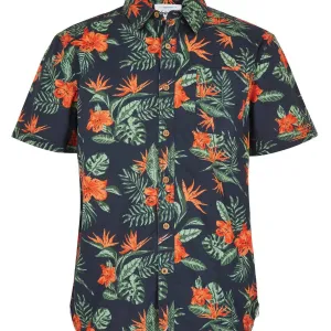 Weird Fish Short Sleeve Print Shirt