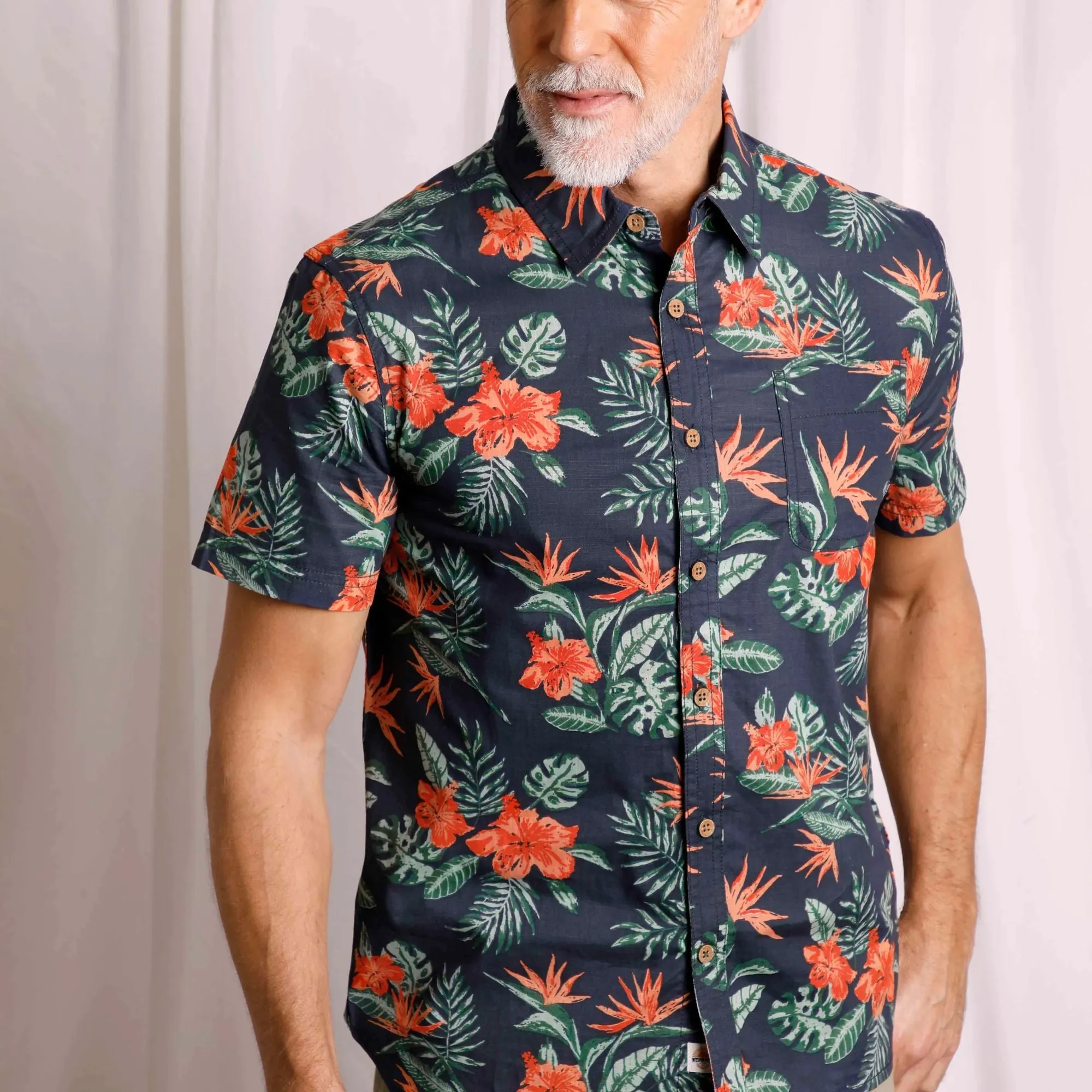 Weird Fish Short Sleeve Print Shirt