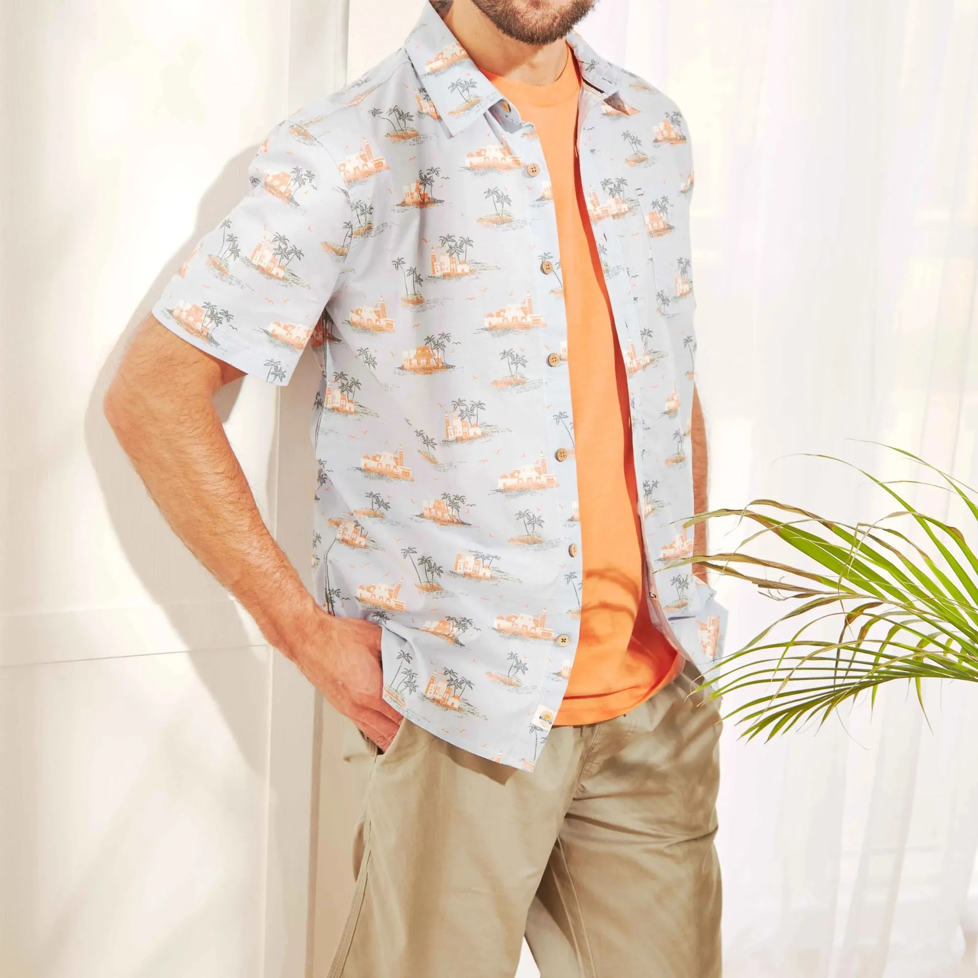 Weird Fish Short Sleeve Print Shirt