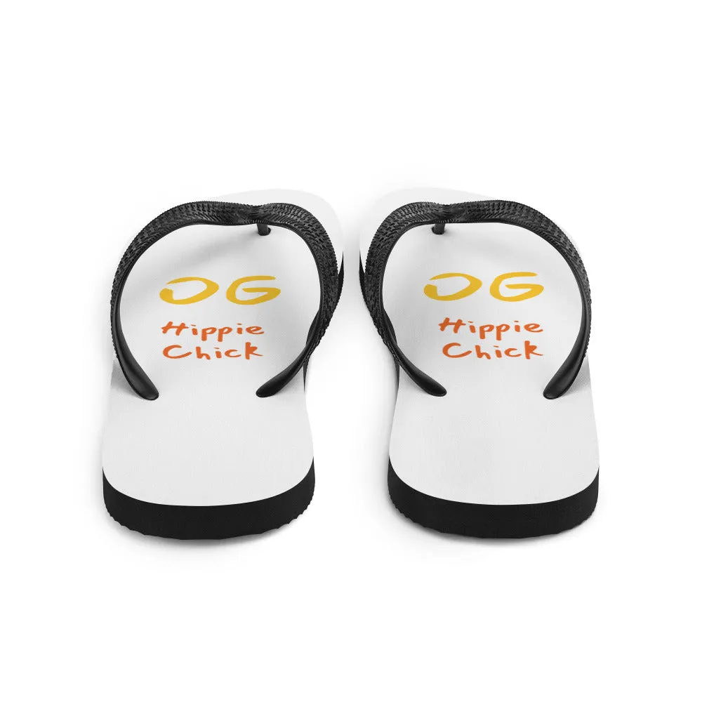 White Flip-Flops