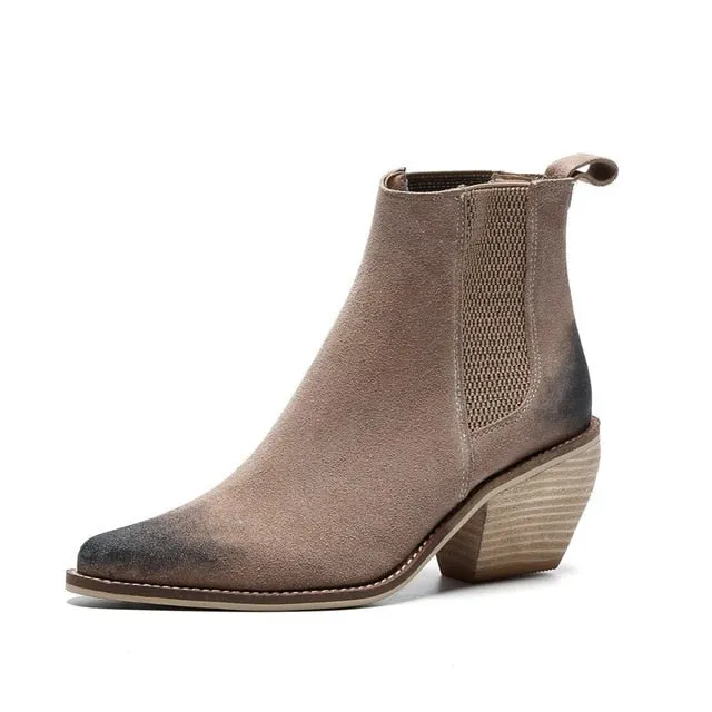 Women High heel boots Sexy Pointed Toe