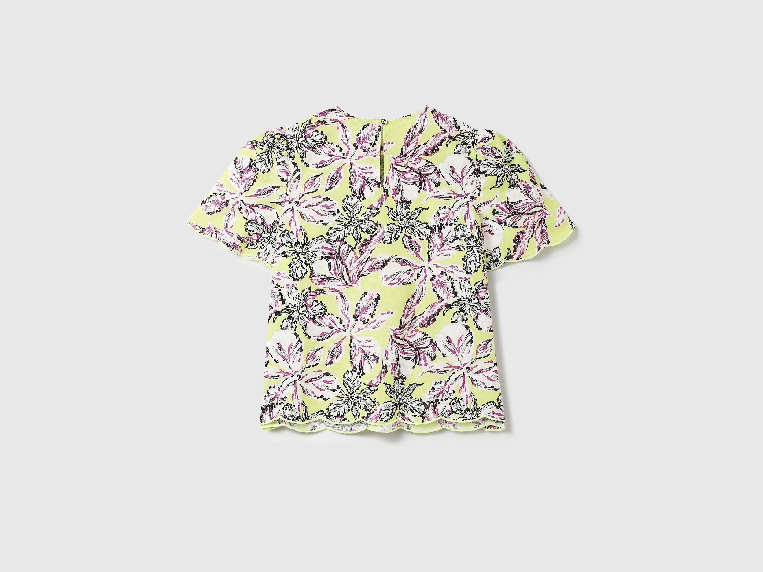 Women Printed Round Neck Top