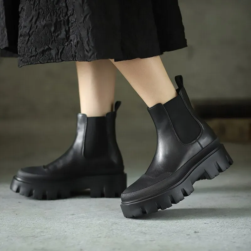 Women  Round Toe New Trend Boots