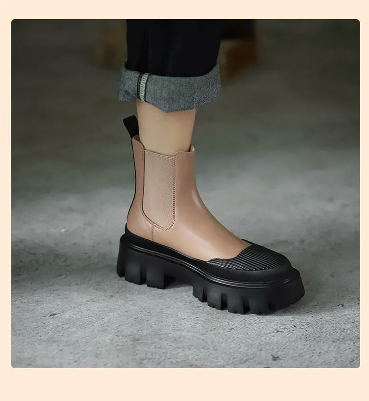 Women  Round Toe New Trend Boots