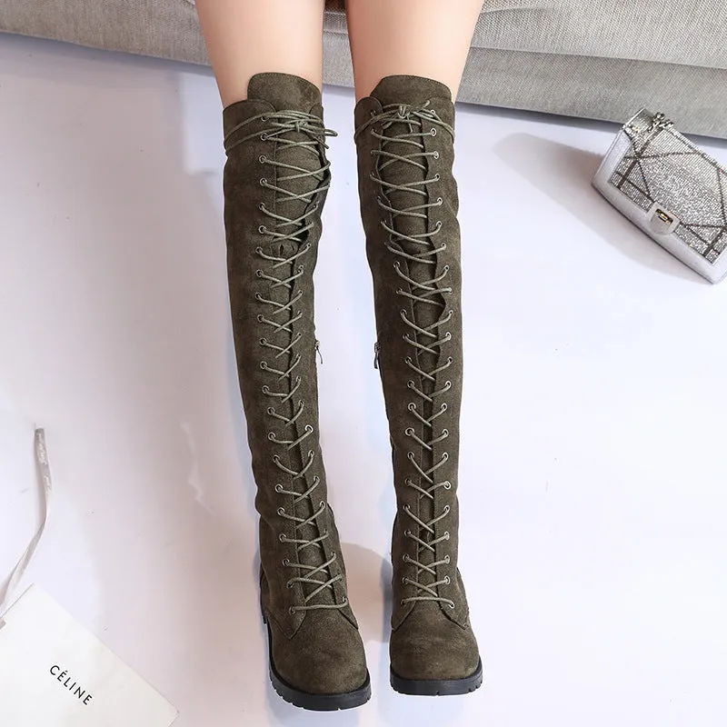 Women's High Boots Rider Motorcycle Boots Children