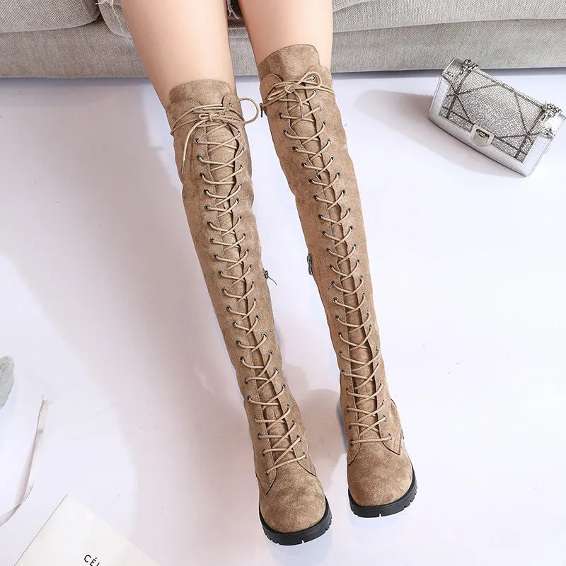 Women's High Boots Rider Motorcycle Boots Children