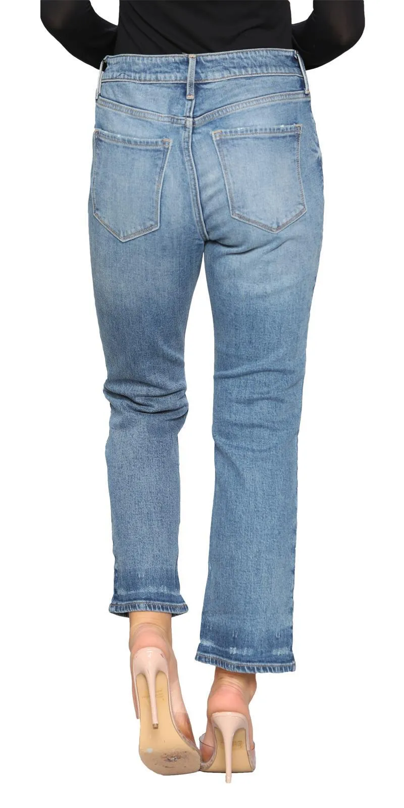 Womens Mid Blue Jeans - 0014B