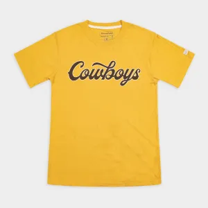 Wyoming Cowboys Basketball Script Tee