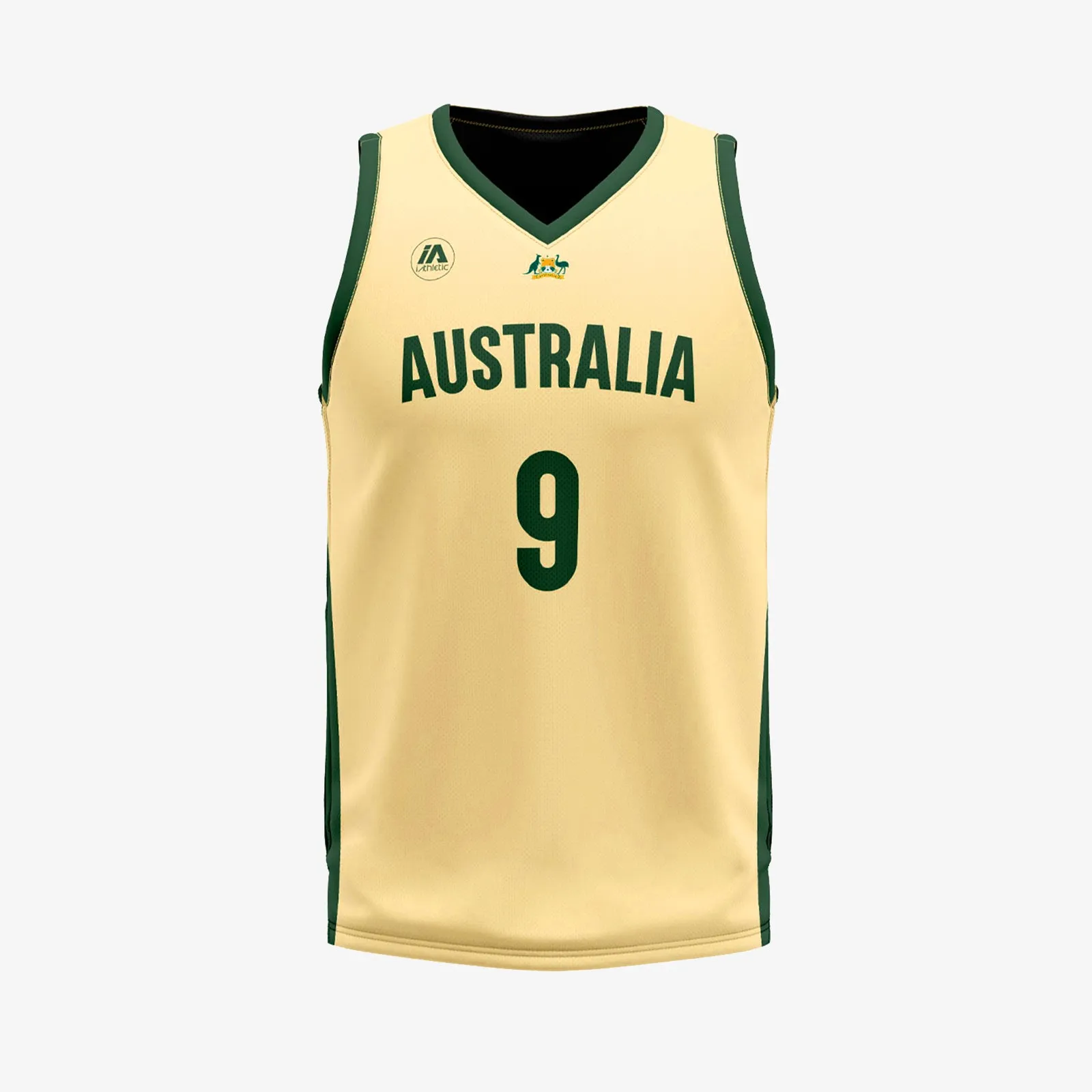 Xavier Cooks Australian Boomers 2023 FIBA Basketball World Cup Jersey - Gold