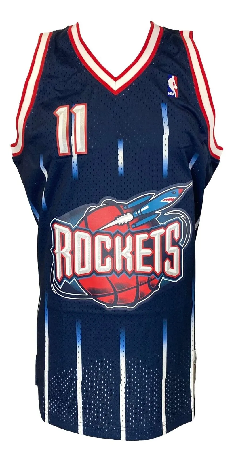 Yao Ming Signed Houston Rockets 2002-03 M&N Hardwood Classics Jersey BAS