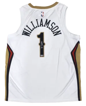 Zion Williamson New Orleans Pelicans Signed White Nike Swingman Jersey FANATICS
