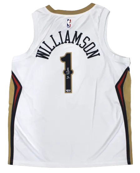 Zion Williamson New Orleans Pelicans Signed White Nike Swingman Jersey FANATICS